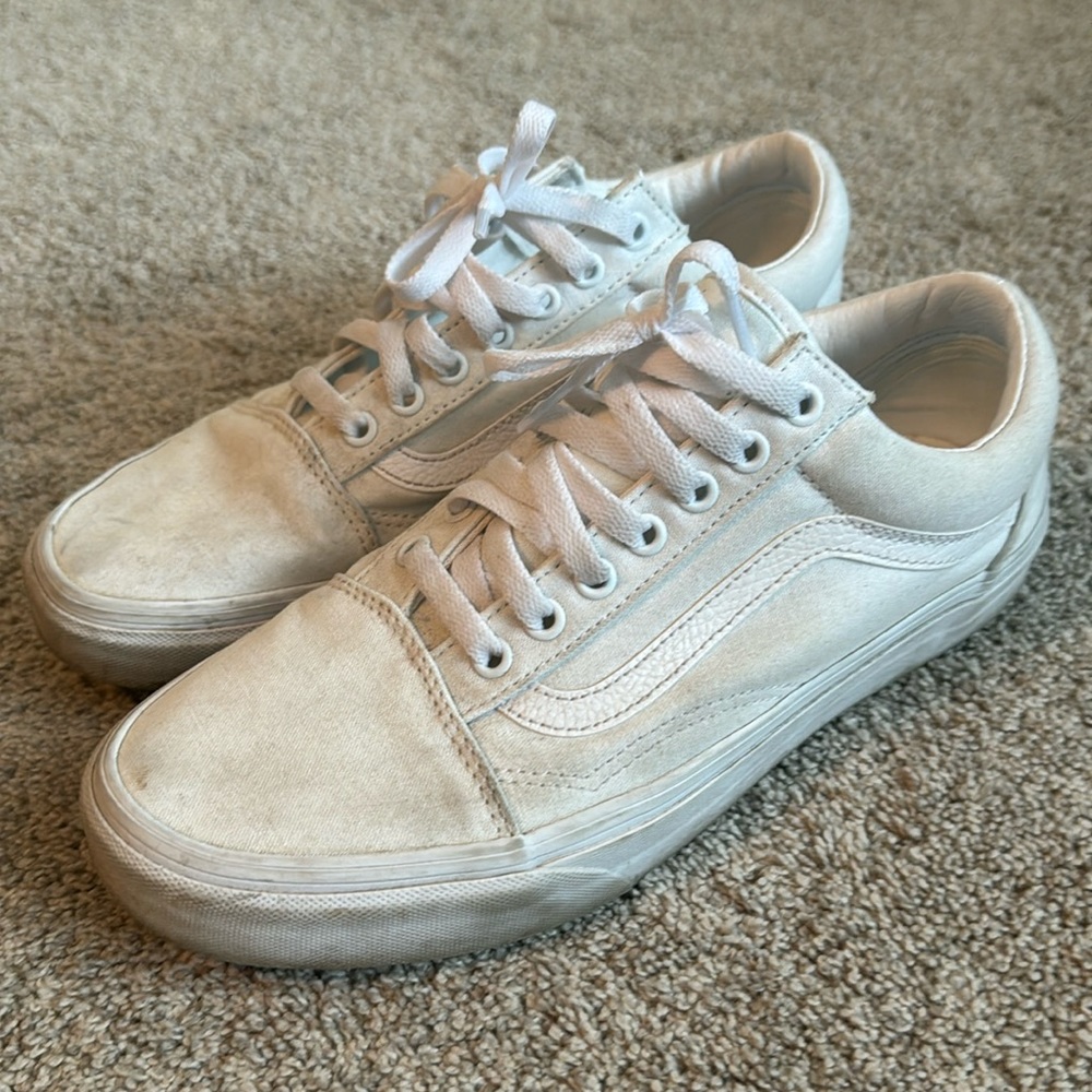 Vans white Lace-Up Sneakers
